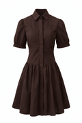 "BROWN SHIRTDRESS"