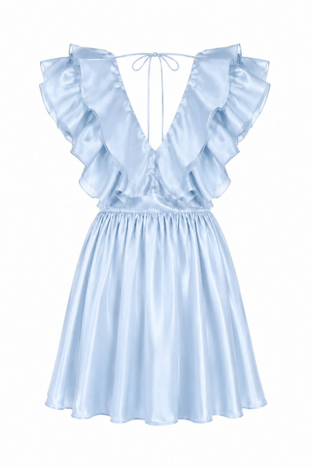 " RUFFLES IN SILK "
