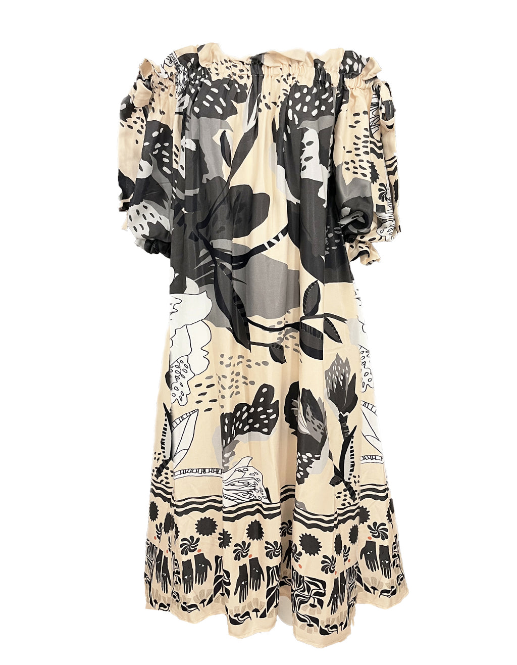 " OFF SHOULDER RAYON "