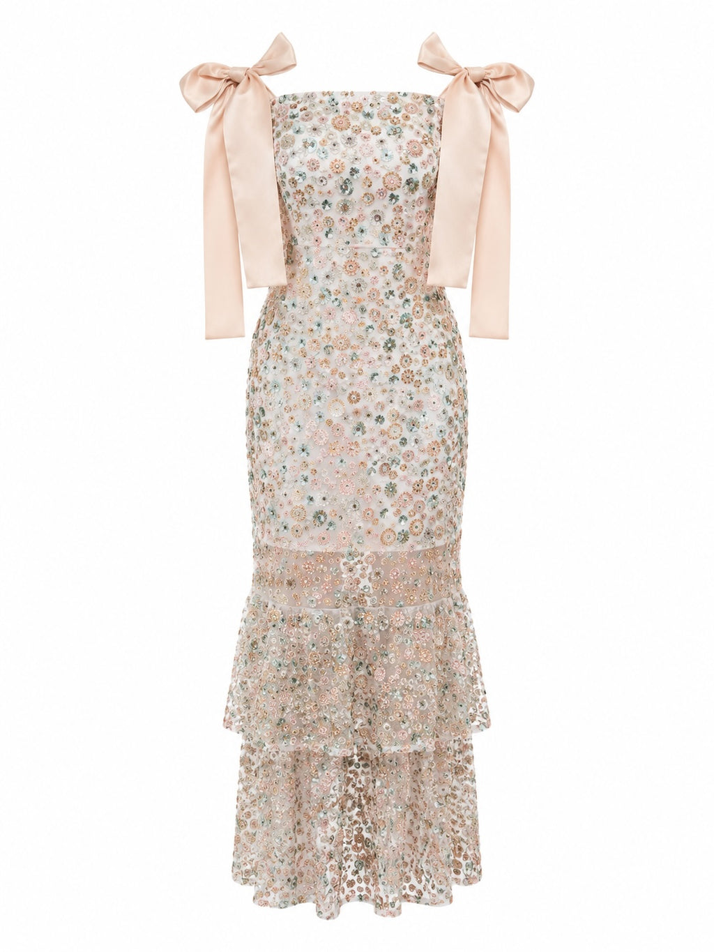 " THE BEADED DRESS "