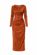 " Silk satin dress "