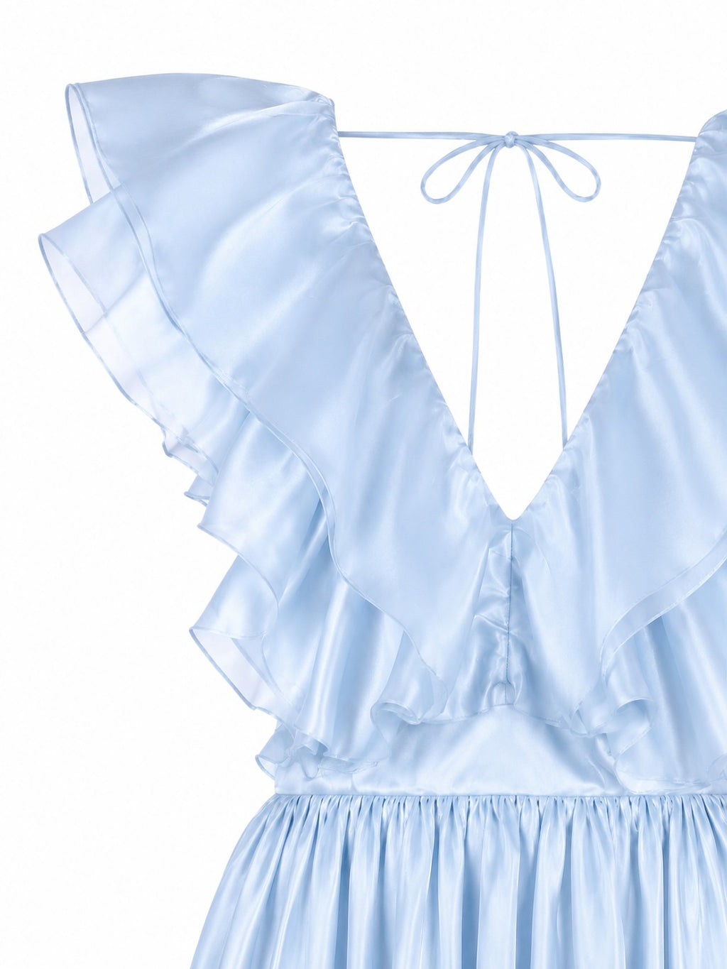 " RUFFLES IN SILK "
