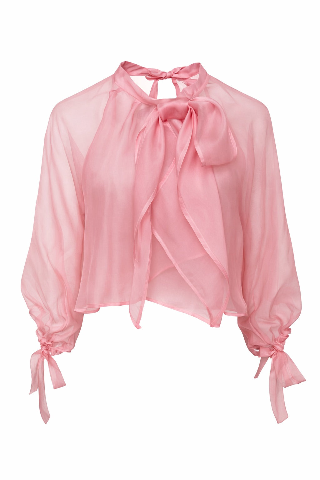 " PINK ORGANZA TOP "