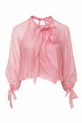 " PINK ORGANZA TOP "