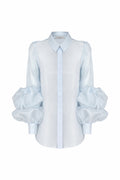 "SKY ORGANZA SHIRT"