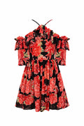 " BLACK ROSE - OFF SHOULDER " 