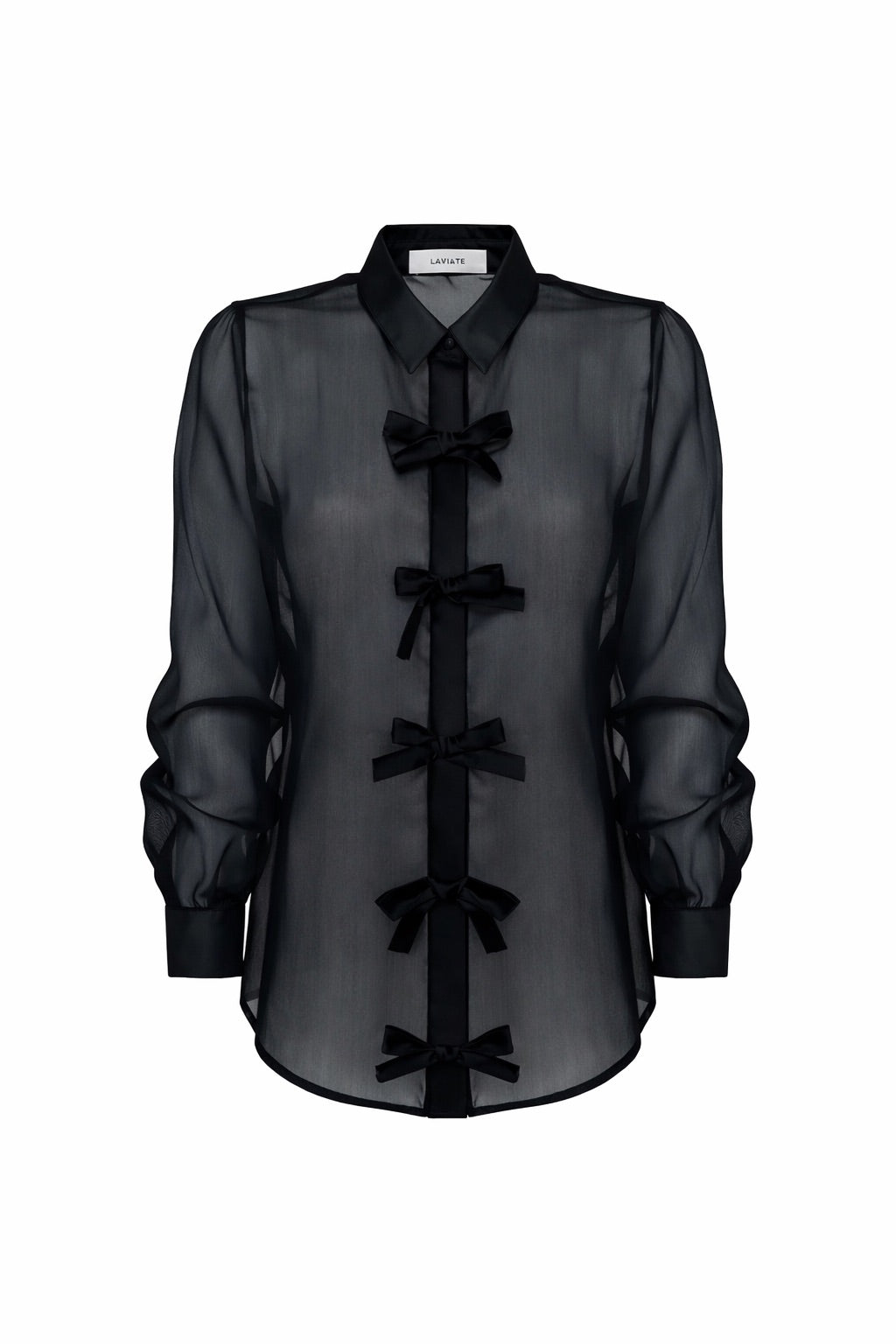 " BLACK SILK SHIRT "