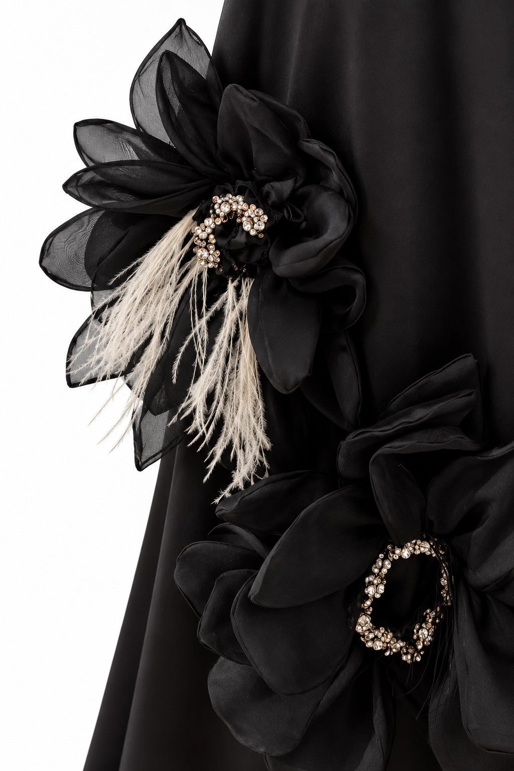 " Black flowers  "