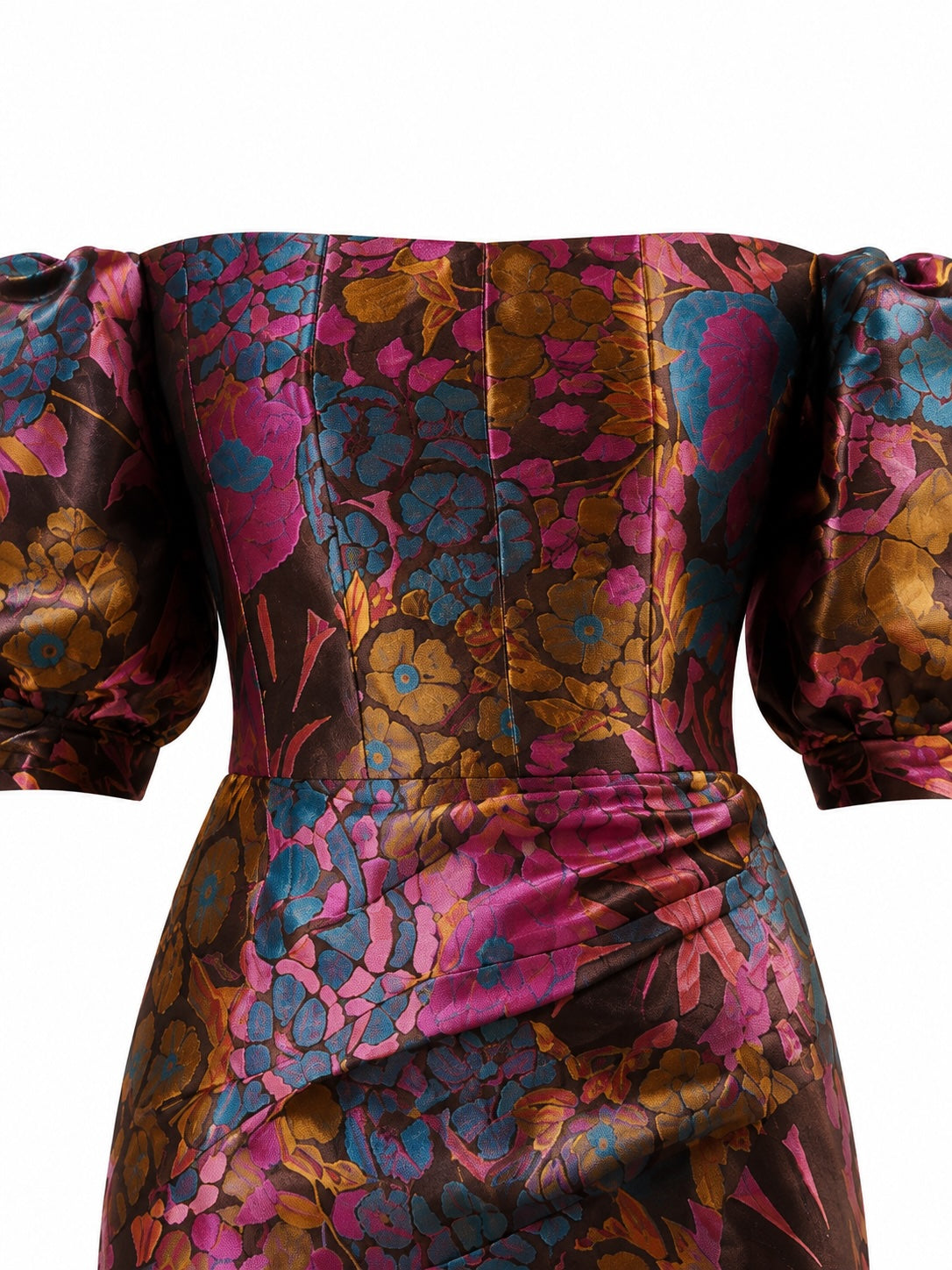 " JAQUARD CORSET DRESS"