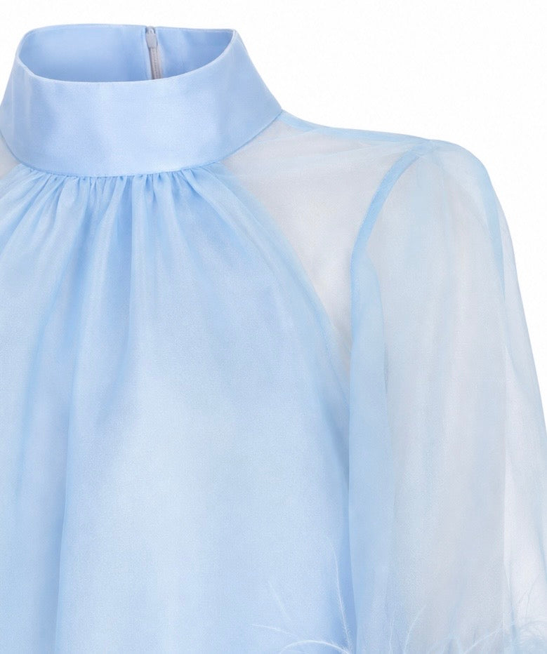 " ORGANZA FEATHERS "