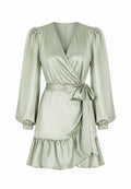 " SILK SHORT DRESS "