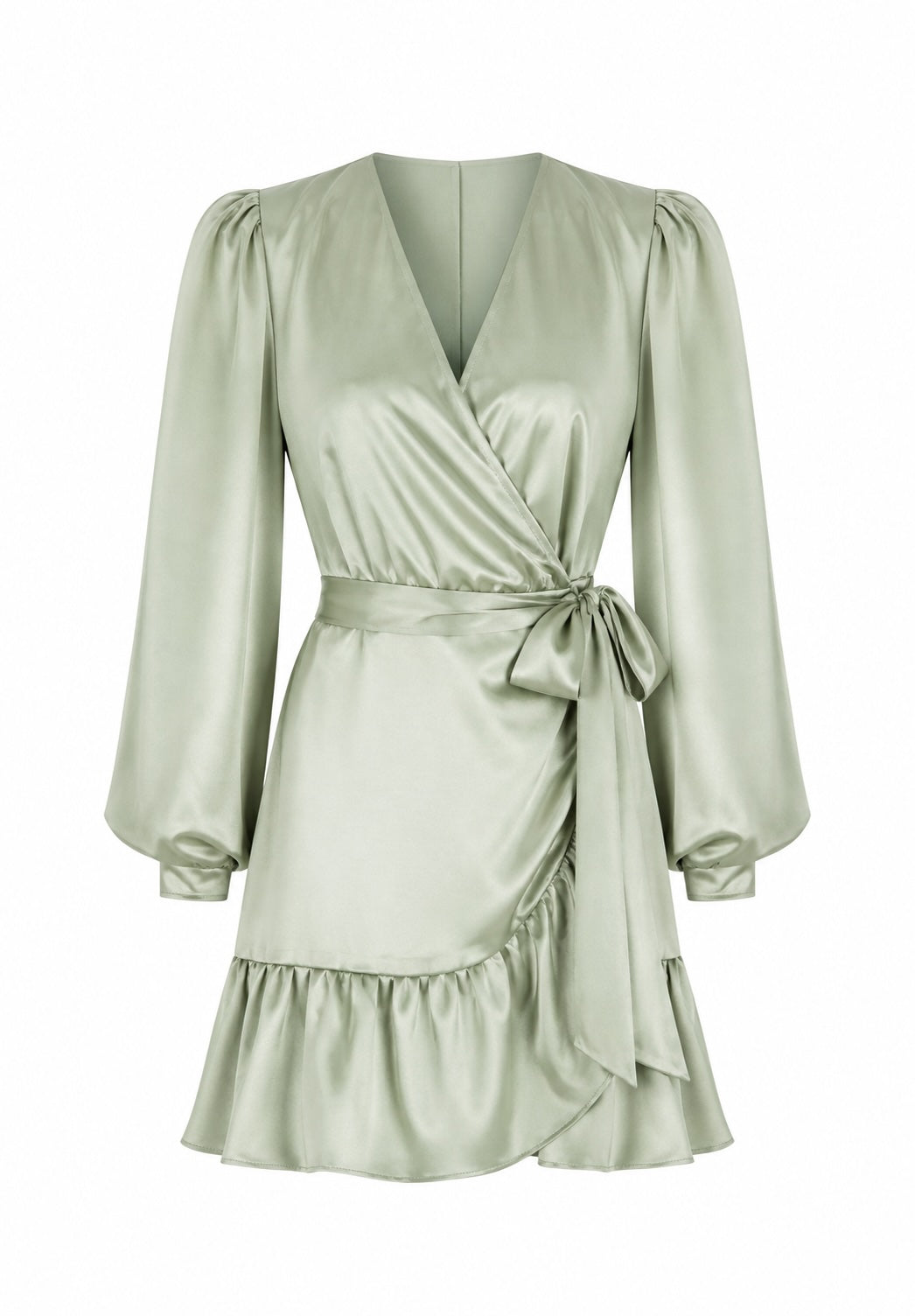 " SILK SHORT DRESS "