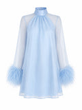 " ORGANZA FEATHERS "