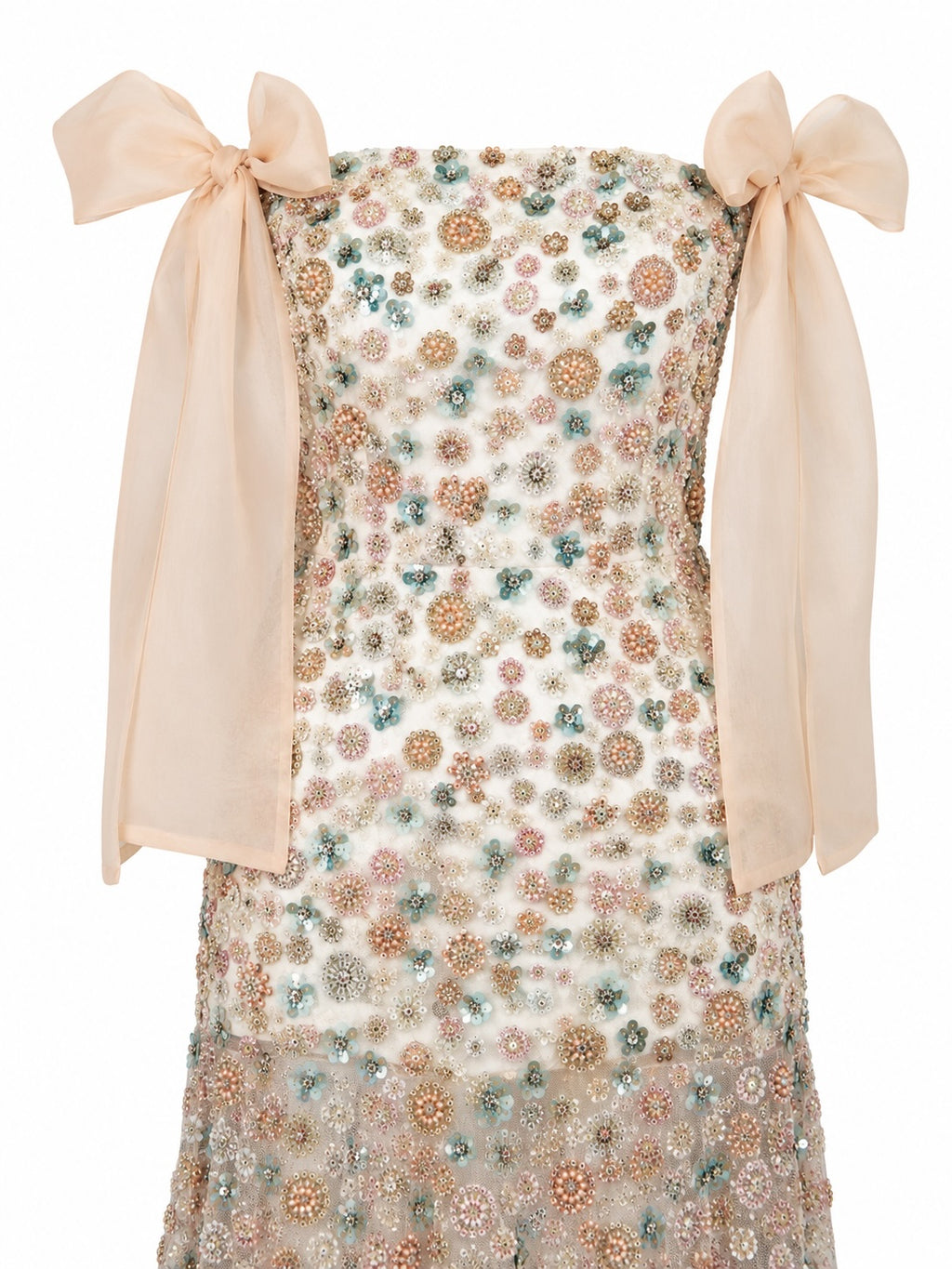 " THE BEADED DRESS "