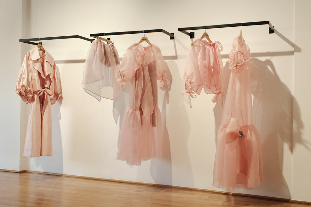 " PINK ORGANZA TOP "