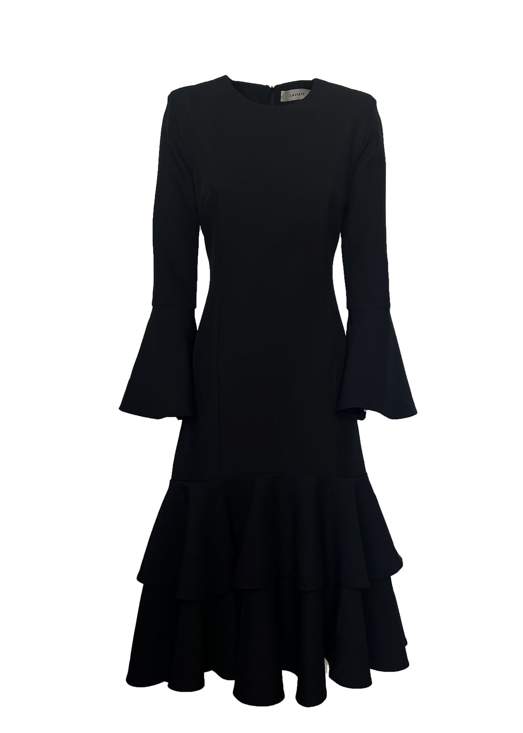 " BLACK RUFFLE DALIA "