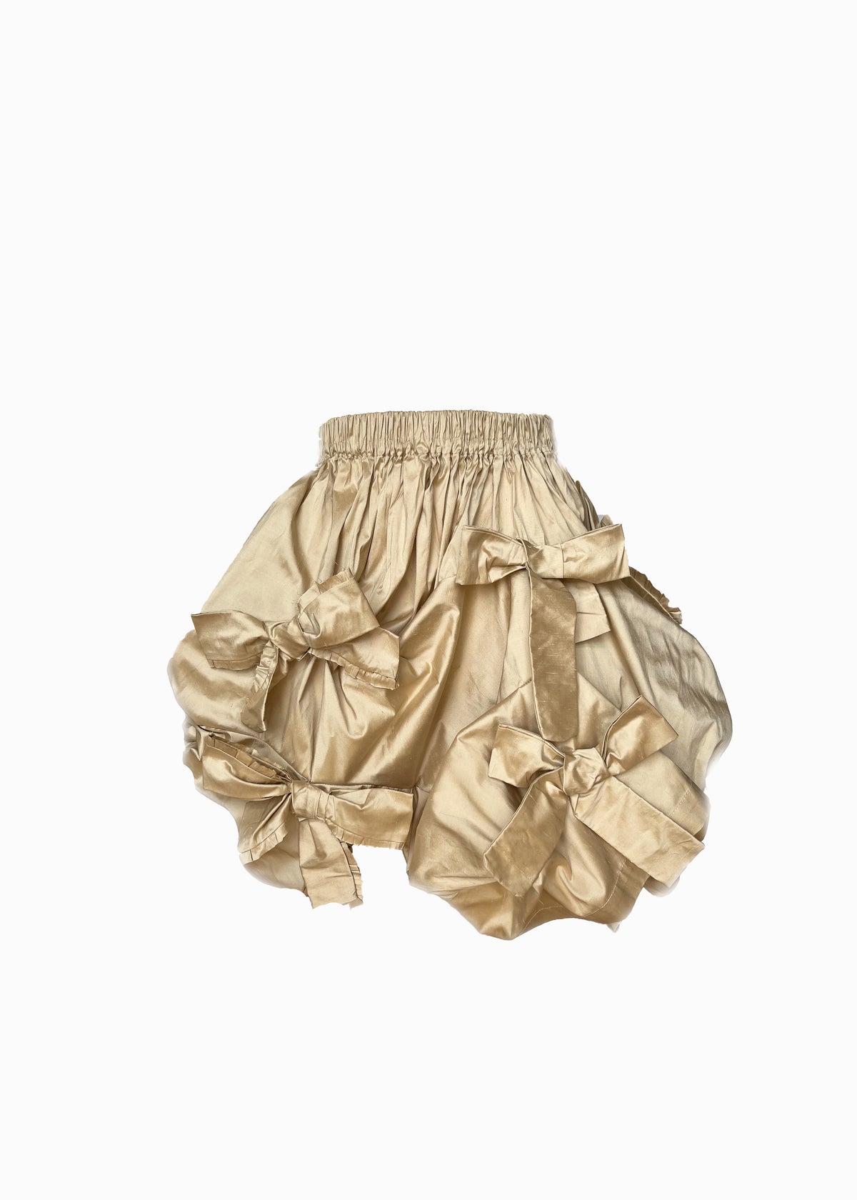 " GOLD BOW SKIRT "