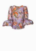 " BROCADE FLOWER TOP "
