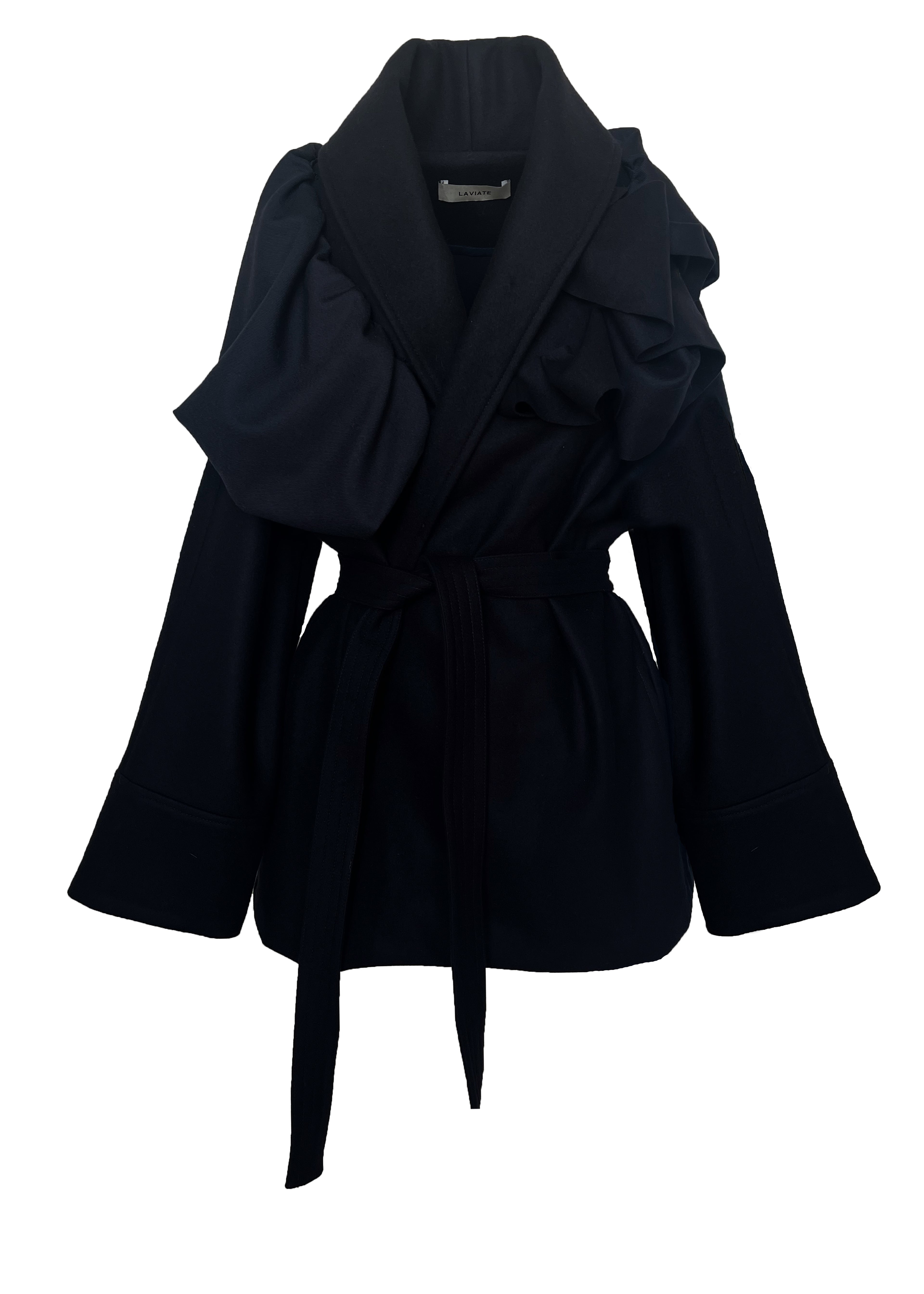 " BLUE KIMONO COAT "