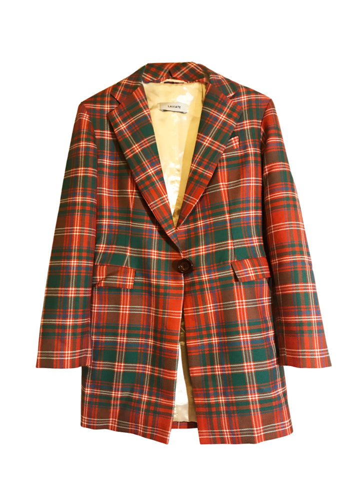 " REDISH TARTAN JACKET"