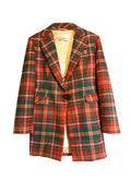 " REDISH TARTAN JACKET"