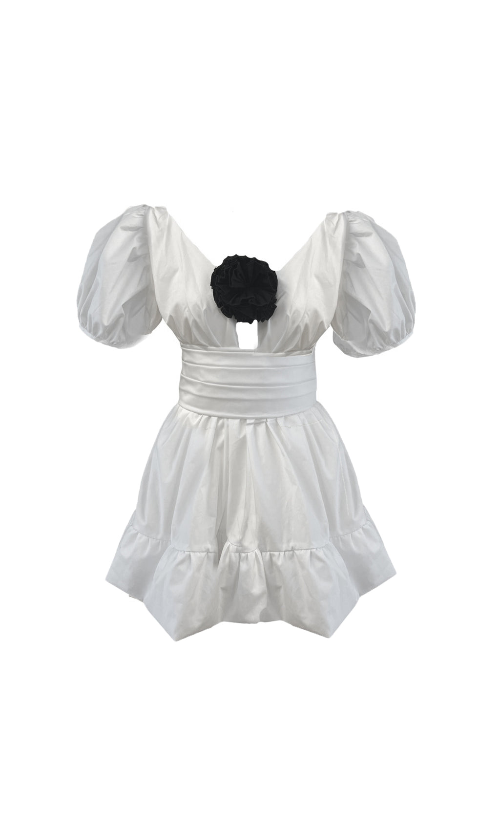" SHORT WHITE DRESS "