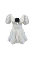 " SHORT WHITE DRESS "