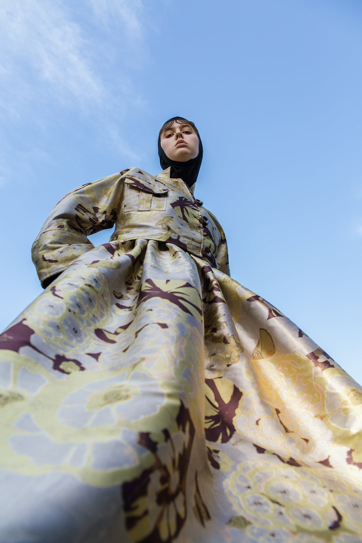 " PRINCESS JACQUARD DRESS "