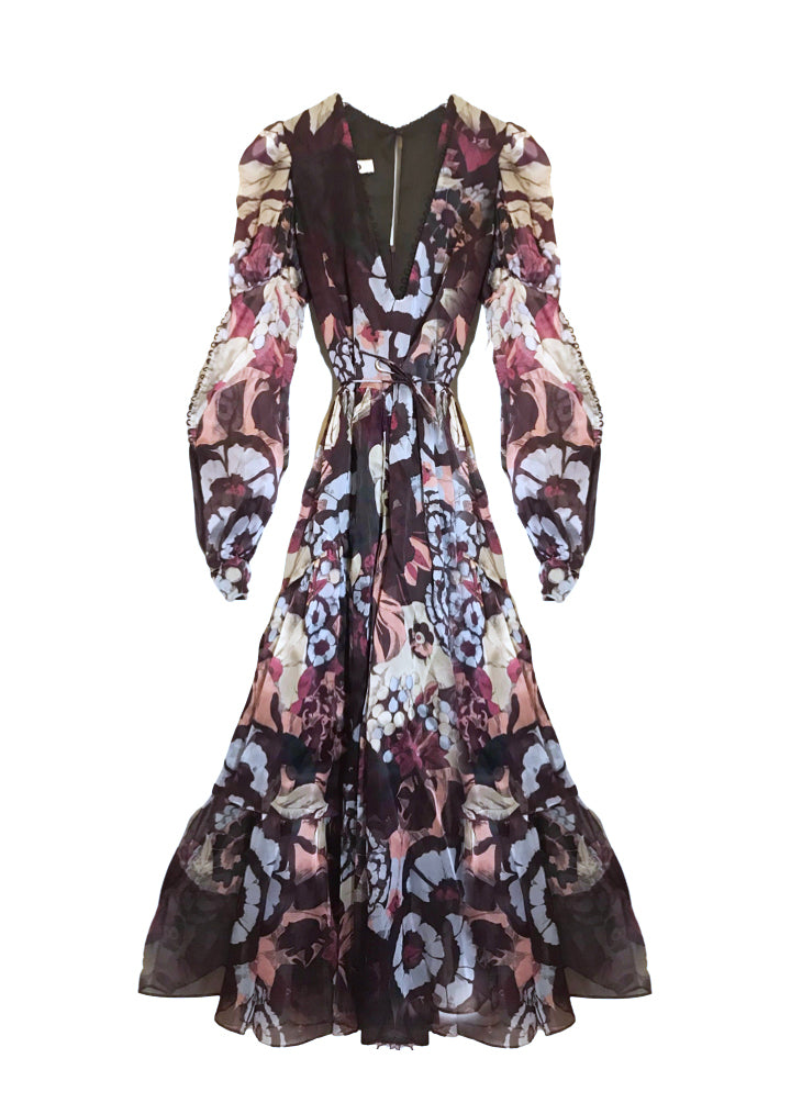 " THE FLORAL A-line DRESS"