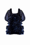 " BLACK FLOWER ORGANZA"
