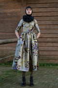 " PRINCESS JACQUARD DRESS "