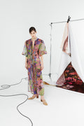 " TROPICAL FLOWER KIMONO"